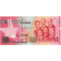 Billet, Ghana, 1 Cedi, 2010, 2010-03-06, KM:37b, NEUF - Ghana