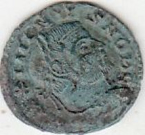 Império Romano, Maximiano 286 A 310 D.C. 1/2 Follis Em Cobre - Otros & Sin Clasificación