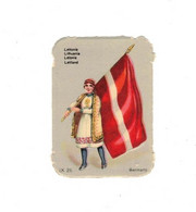 Image Gaufrée Chicorée Mokta Williot IX 26 Germany Lettonie Letonia Lithuania Drapeau Flag Bandiera 4,1 Cm X 5,7 Cm TB.E - Autres & Non Classés