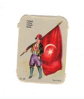 Image Gaufrée Chicorée Mokta Williot IX 28 Germany Turquie Turkey Turquia Drapeau Flag Bandiera 4,1 Cm X 5,7 Cm TB.Etat - Autres & Non Classés