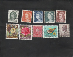 Lotto N° 96 - AUSTRALIA , 10  Francobolli Usati - Collections