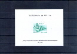 Monaco. Epreuve. La Philatélie. Exposition Philatélique Internationale. 1987 - Storia Postale