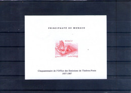 Monaco. Epreuve. La Philatélie. Exposition Philatélique Internationale. 1987 - Storia Postale