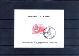 Monaco. Epreuve. La Philatélie. Exposition Philatélique Internationale. 1987 - Covers & Documents