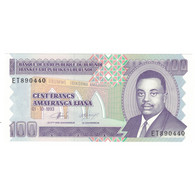 Billet, Burundi, 100 Francs, 1993, 1993-10-01, KM:37a, NEUF - Burundi