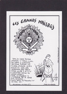 CPM Franc Maçonnerie Série Les Grands Maitres Non Circulé Par Jihel Verdun GLF - Filosofía & Pensadores