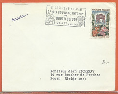 SPORT PETANQUE FRANCE OBLITERATION DE 1968 DE SAINT LAURENT DU VAR - Boule/Pétanque