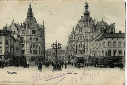 Anvers Rue Leys Nels Bruxelles Série 25 N° 148 Circulée En 1904 - Antwerpen