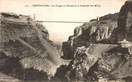 I2010 - TURQUIE - CONSTANTINE - Les Gorges Du Rhumel Et La Passerelle Sidi M'Cid - Turkmenistán
