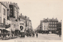 SAUMUR. -  Place Bilange Et Rue D'Orléans - Saumur