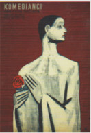 Cpm 10x15. Affiche Polonaise Du Film "Les Enfants Du Paradis" Par Julian PALKA 1955 (Graphisme Du Pierrot) - Posters On Cards