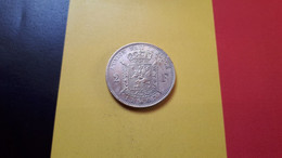 BELGIQUE LEOPOLD II SUPERBE 2 FRANCS 1867 ARGENT  COTES : 40€-160€-625€-1000€ - 2 Francs