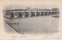 SAUMUR. - Le Pont Cessart. Carte Précurseur - Saumur