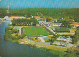 Cpm 10x15. Stade D'  HOURTIN (33) Vue Générale Aérienne - Stadions