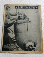 WW2 LATVIAN VINTAGE MAGAZINE "LAIKMETS" ISSUED 1944 YEAR - Otros & Sin Clasificación