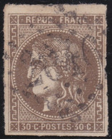 France   .    Y&T   .   47    (2 Scans)     .     O    .    Oblitéré - 1870 Emisión De Bordeaux