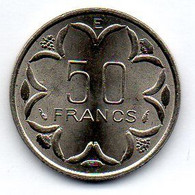 FRENCH CENTRAL AFRICAN STATES - CAMEROUN, 50 Francs, Nickel, Year 1976-E, KM # 11 - Other - Africa