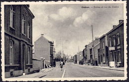 +++ CPA - OMBRET - Ecoles Et Rue Du Centre - Publicité Cigarettes Armada  // - Amay