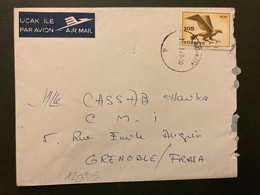 LETTRE Par Avion Por La FRANCE TP AIGLE 105 OBL.15 8 63 KADIKOY - Briefe U. Dokumente