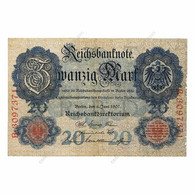 B0538# Alemania 1907. 20 Marcos (XF) - WPM P-28 - 20 Mark