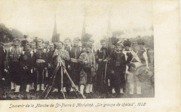 Souvenir De La Marche De Saint Pierre A Morialmé Un Groupe Choisis 1902 - Florennes