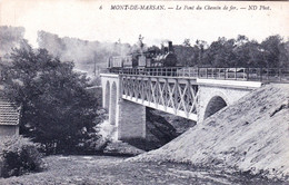 40 - Landes - MONT De MARSAN - Le Pont Du Chemin De Fer - Train Vapeur - Mont De Marsan
