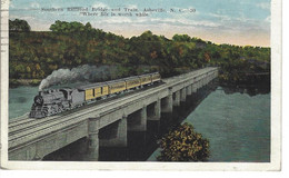 Southern Railroad Bridge And Train Asheville Where Life Is Worth While - Asheville