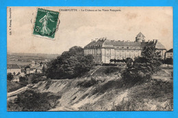 (RECTO / VERSO) CHAMPLITTE - LE CHATEAU ET LES VIEUX REMPARTS - BEAU CACHET - CPA - Champlitte