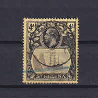 ST HELENA 1922, SG #92, KGV, Used - Sainte-Hélène