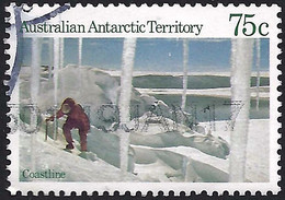 AUSTRALIAN ANTARCTIC TERRITORY (AAT) 1987 QEII 75c Multicoloured, Scenes-Coastline SG74 FU - Gebraucht