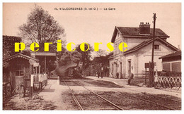 94  Villecresnes  La Gare Arrivée Du Train - Villecresnes