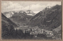 CPA SUISSE - WOLFENSCHIESSEN Mit Den WILDGEISSBERGEN - Très Jolie Vue Générale Du Village Dans Vallée TB Oblitération - Wolfenschiessen