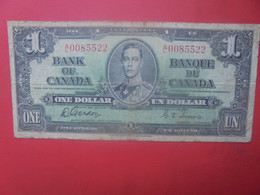 CANADA 1$ 1937 Circuler (L.13) - Kanada