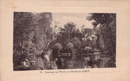 CPA - 91 - JARCY - Canotage Sur L'Yerres Au Moulin De Jarcy - Barque - Yerres