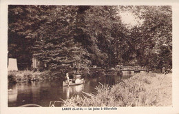 CPA - 91 - LARDY - La Juine à Gillevoisin - Barque - Edition D'Art Rameau ETAMPES - Lardy