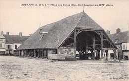 CPA - 91 - ARPAJON - Place Des Halles - Coll CHEVREAU - Arpajon