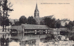 CPA - 91 - La Ferté Alais - L'église Et Les Lavoirs - - La Ferte Alais