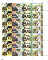 India 2007 Mahatma Gandhi Satyagraha 7 Se-tenant Strips Complete Sheet, MNH Rare - Other & Unclassified