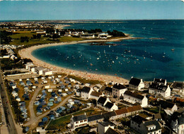 Ploemeur * Vue Aérienne Sur La Plage Et Camping De Lomener - Plömeur