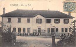 71-MONTJAY- MAIRIE ET ECOLE - Altri & Non Classificati