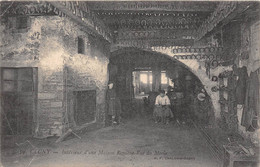 71-CLUNY- INTERIEUR D'UNE MAISON ROMAINE RUE DU MERLE - Cluny