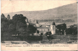 CPA   Carte Postale  France Vic-le-Comte Le Château Des Quayres Et Les Terrasses 1922 VM57521 - Vic Le Comte