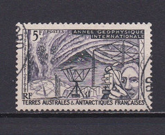 TAFF 1957 TIMBRE N°8 OBLITERE ANNEE GEOPHSIQUE INTERNATIONALE - Used Stamps