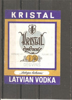 Vodka  "Kristal" Label - Alcools & Spiritueux