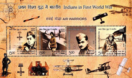 India 2019 WAR MEMORIAL Indians In First World War WW1 MINIATURE SHEET MS MNH - Autres & Non Classés