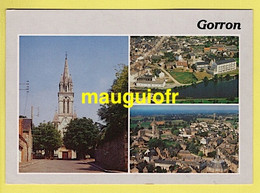 53 MAYENNE / GORON / DIFFERENTS ASPECTS DE LA COMMUNE / CARTE MULTIVUES / 1990 - Gorron