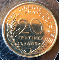 20c 2000 Neuve Sous Plastique - 20 Centimes