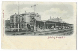 BAHNHOF HERBESTHAL  ( Cachet 1899 ) - Lontzen