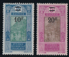 Guinée N°105/106 - Neuf * Avec Charnière - TB - Unused Stamps