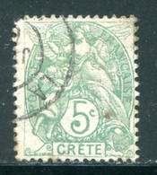 CRETE- Y&T N°5- Oblitéré - Gebraucht